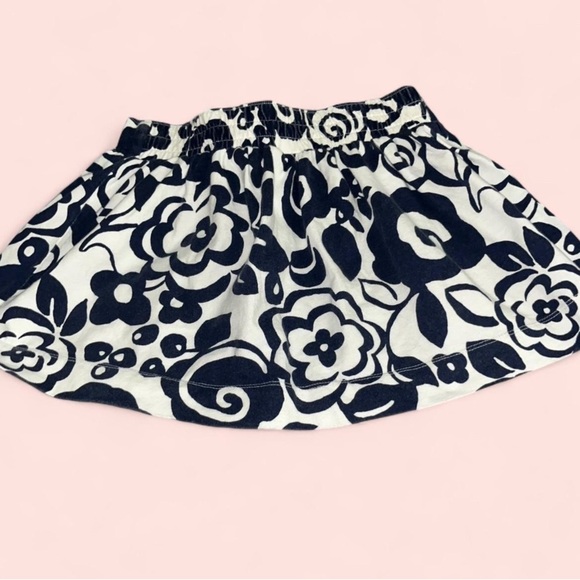 Gymboree Navy and White Floral Skirt - Picture 2 of 2
